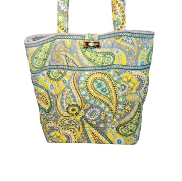 Vera Bradley Tote Bag - Lemon Parfait - Picture 1 of 10